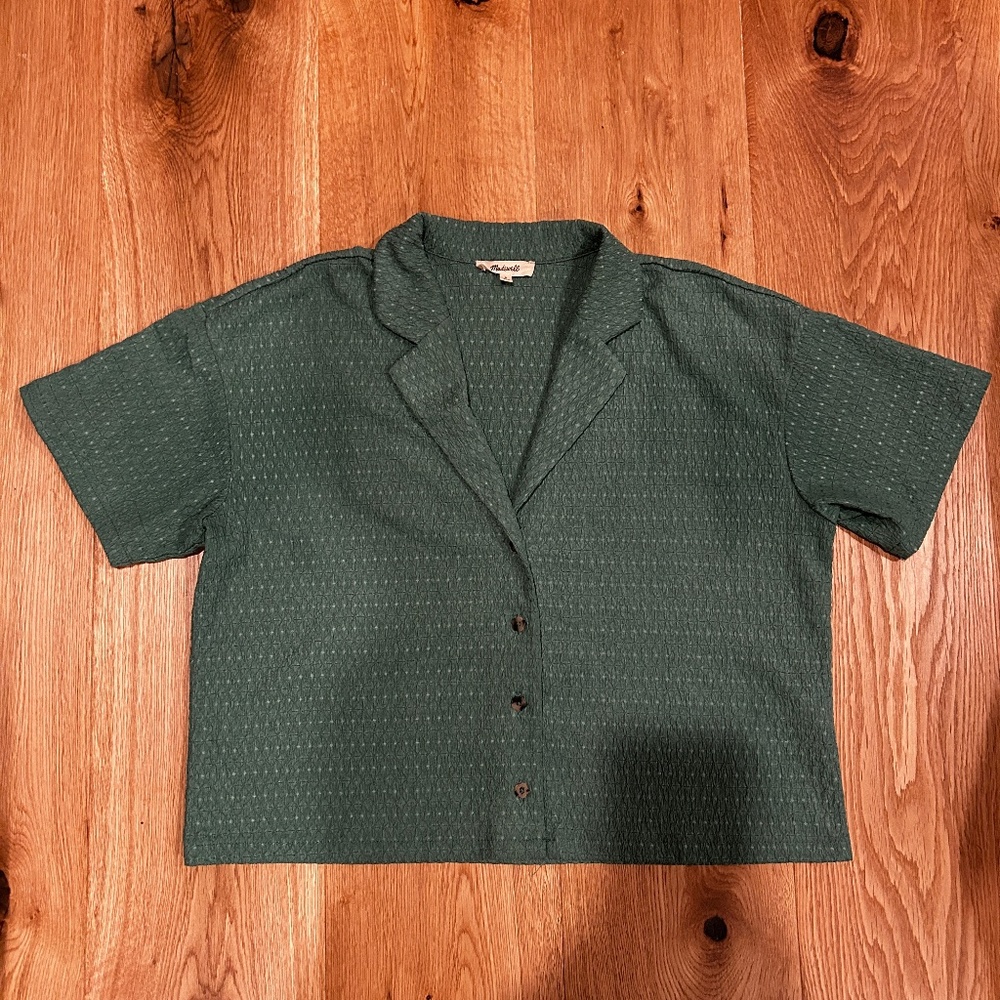 Madewell short sleeved button down